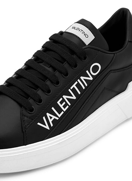 Valentino Siyah - Beyaz Erkek Deri Sneaker REY - Görsel 6