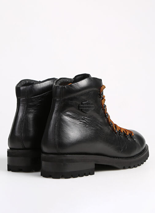 Harley Davidson Siyah Erkek Deri Bot NOTLEY - Görsel 4