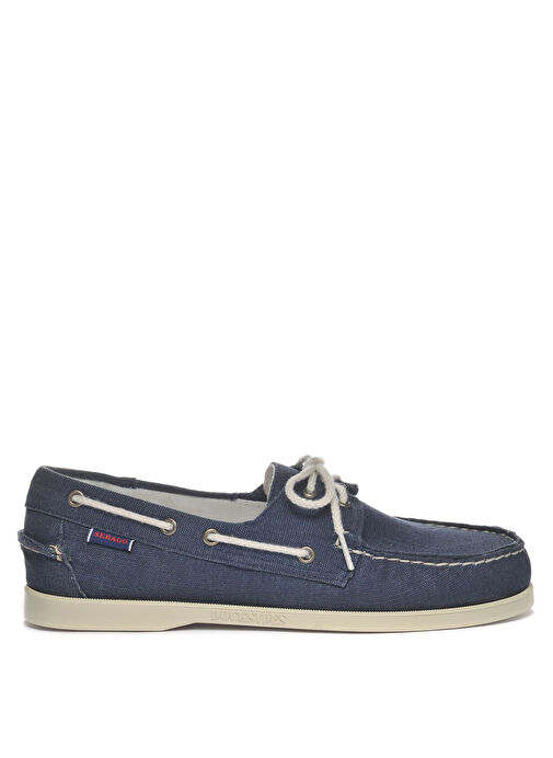 Sebago Lacivert Erkek Günlük Ayakkabı SEBAGO PORTLAND WASHED CANVAS - Görsel 2