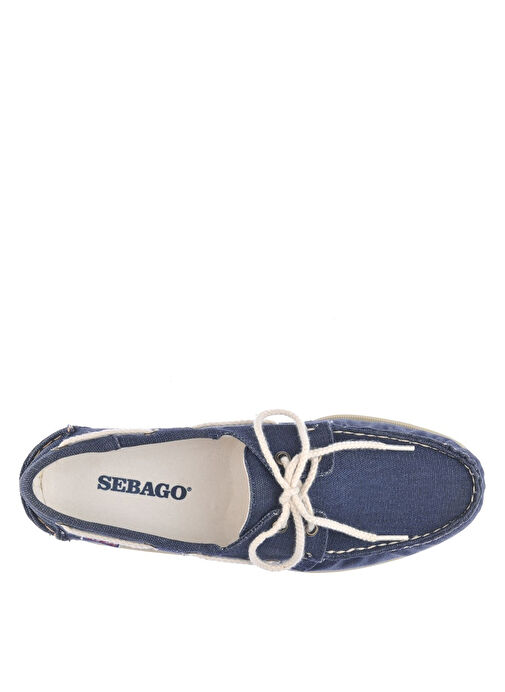 Sebago Lacivert Erkek Günlük Ayakkabı SEBAGO PORTLAND WASHED CANVAS - Görsel 4