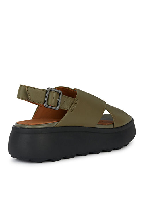 Geox Haki Kadın Deri Sandalet D SPHERICA EC4.1 S A - Görsel 5