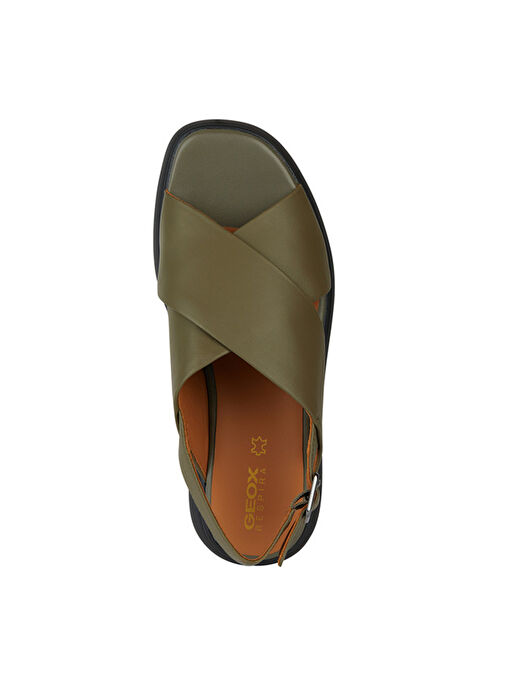 Geox Haki Kadın Deri Sandalet D SPHERICA EC4.1 S A - Görsel 6