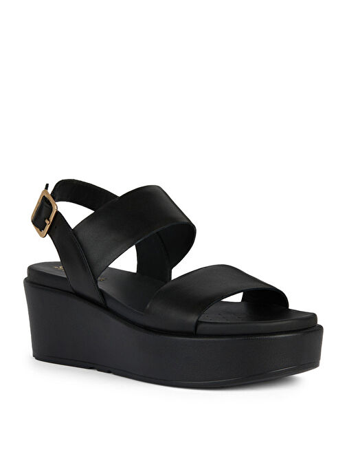 Geox Siyah Kadın Deri Sandalet D XAND 2.2S A - SMO.LEA - Görsel 3