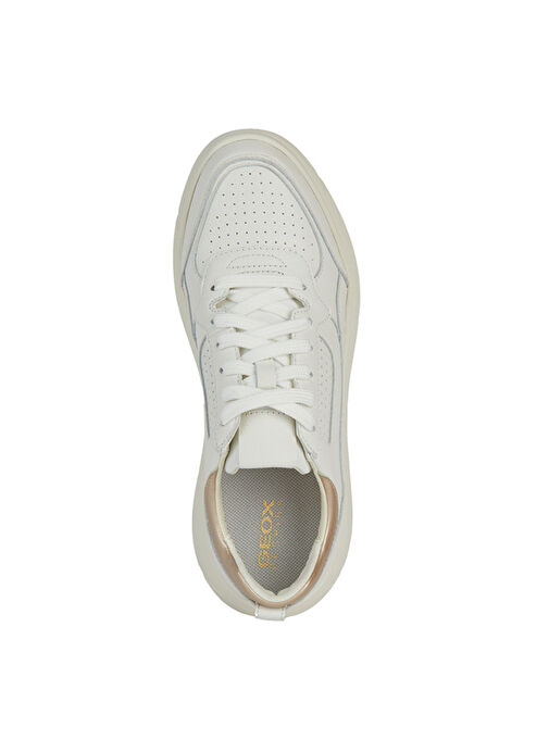 Geox Beyaz-Altın Kadın Deri Sneaker D NEBULA 2.0 X B - Görsel 6