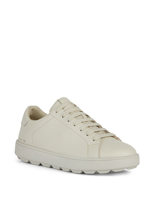 Geox Açık Bej Kadın Deri Sneaker D SPHERICA ECUB-1 B - Görsel 3