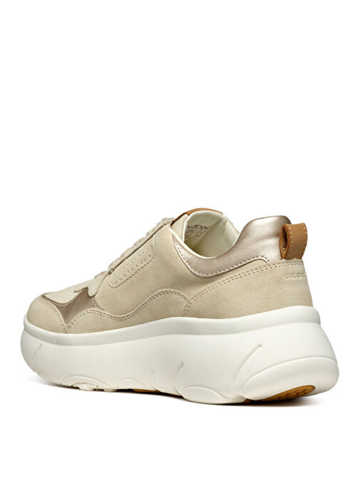 Geox Bej Kadın Deri Sneaker D NEBULA 2.0 X B - Görsel 4