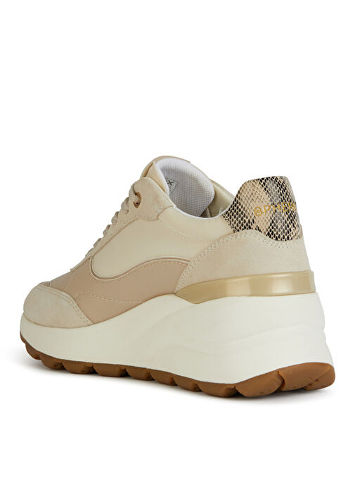 Geox Açık Bej Kadın deri Sneaker D SPHERICA EC13 A - Görsel 4