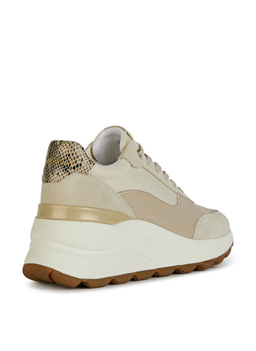 Geox Açık Bej Kadın deri Sneaker D SPHERICA EC13 A - Görsel 5