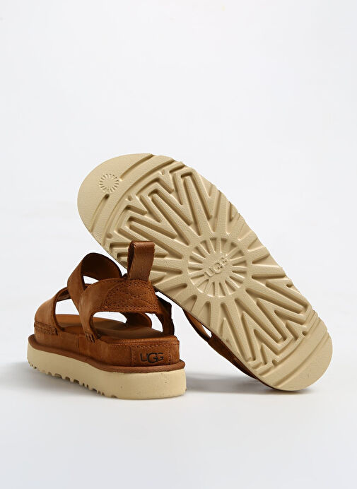 Ugg W GOLDENSTAR Deri Taba Kadın Sandalet - Görsel 5