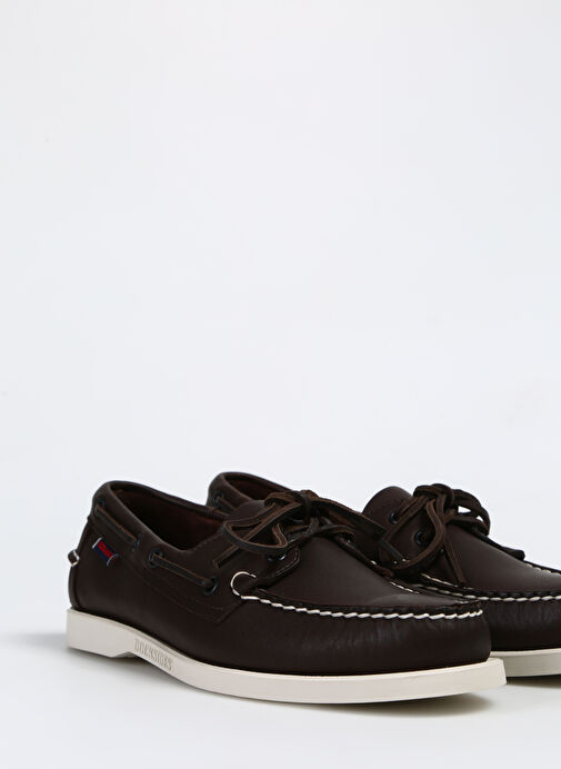 Sebago Koyu Kahverengi Erkek Deri Günlük Ayakkabı SEBAGO DOCKSIDES PORTLAND - Görsel 6
