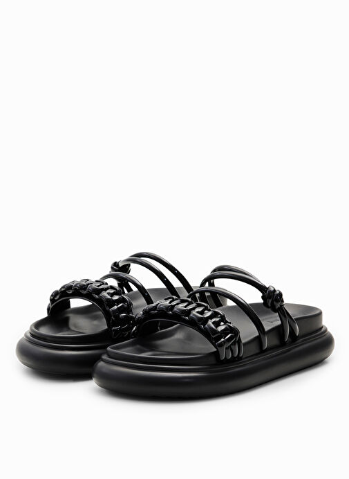 Desigual Siyah Kadın Terlik 24SSSP032000 - Görsel 3
