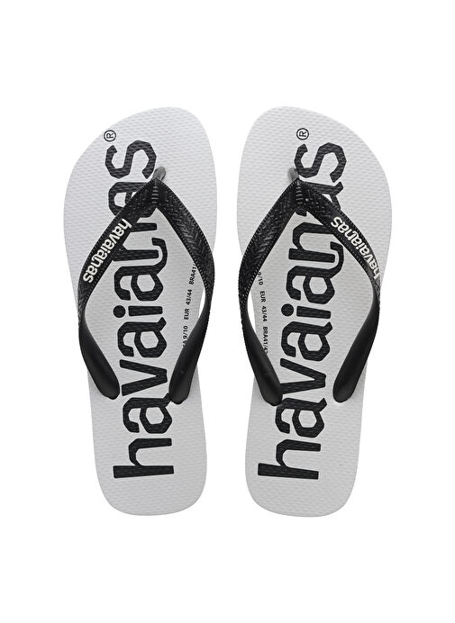 Havaianas Siyah-Beyaz Erkek Plaj Terliği TOP LOGOMANIA - Görsel 2