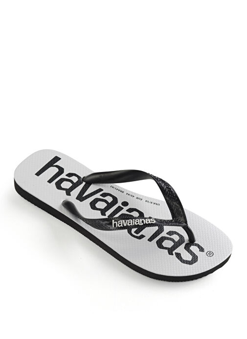 Havaianas Siyah-Beyaz Erkek Plaj Terliği TOP LOGOMANIA - Görsel 3