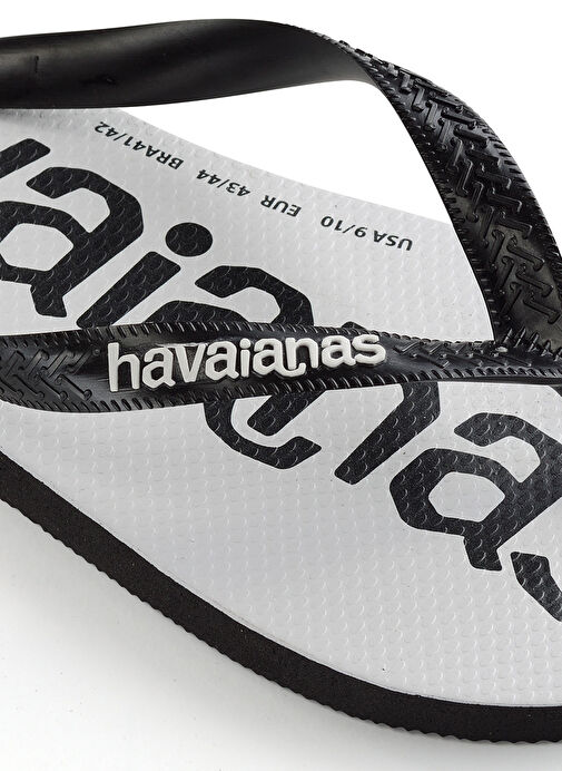 Havaianas Siyah-Beyaz Erkek Plaj Terliği TOP LOGOMANIA - Görsel 4