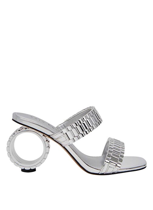 Katy Perry Gümüş Kadın Sandalet KP2712 - Görsel 2
