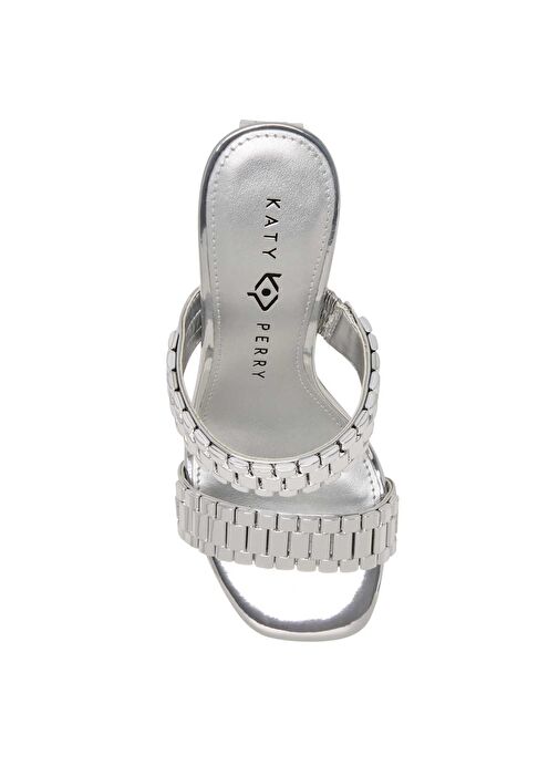 Katy Perry Gümüş Kadın Sandalet KP2712 - Görsel 4