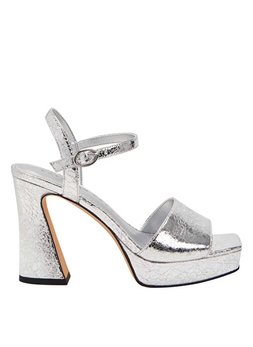 Katy Perry Gümüş Kadın Topuklu Ayakkabı KP2966 - Görsel 2