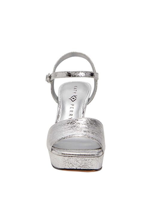 Katy Perry Gümüş Kadın Topuklu Ayakkabı KP2966 - Görsel 4