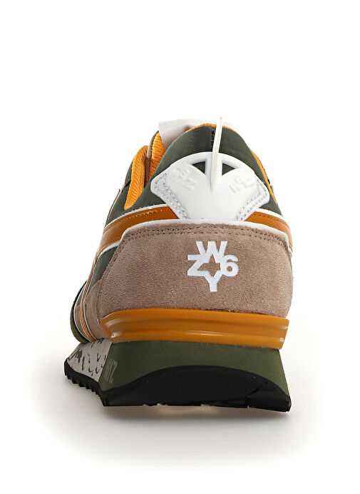 W6Yz Haki-Turuncu Erkek süet Sneaker JET - Görsel 6