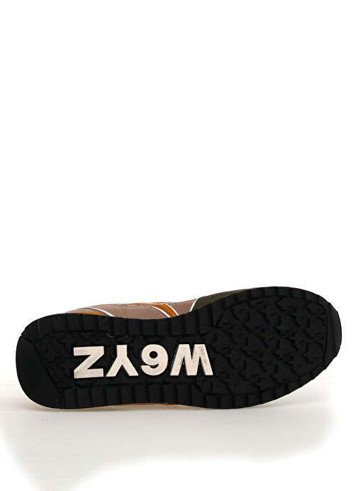 W6Yz Haki-Turuncu Erkek süet Sneaker JET - Görsel 7