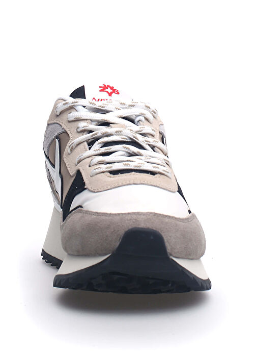 W6Yz Bej-Siyah Erkek süet Sneaker YAK - Görsel 5