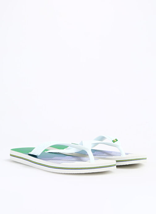 Havaianas Beyaz-Yeşil Kadın Plaj Terliği 41457457886 - Görsel 3