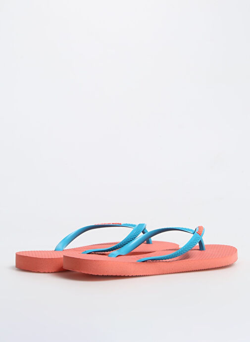 Havaianas Şeftali-Mavi Kadın Plaj Terliği 41197875567 - Görsel 4