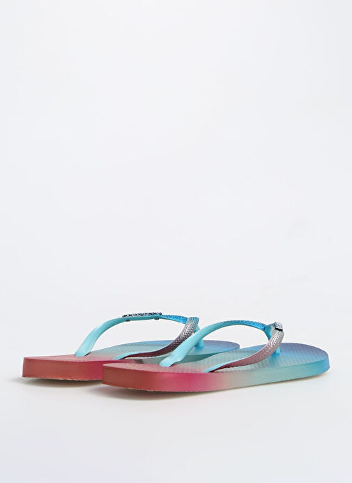 Havaianas Mavi-Pembe Kadın Plaj Terliği 41469080001 - Görsel 4