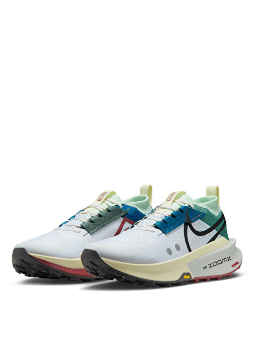 Nike FD5190-101 NIKE ZOOMX ZEGAMA TRAIL Beyaz Erkek Koşu Ayakkabısı - Görsel 8