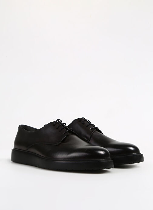 Divarese Siyah Erkek Deri Günlük Ayakkabı 341-01-4SS - Görsel 3