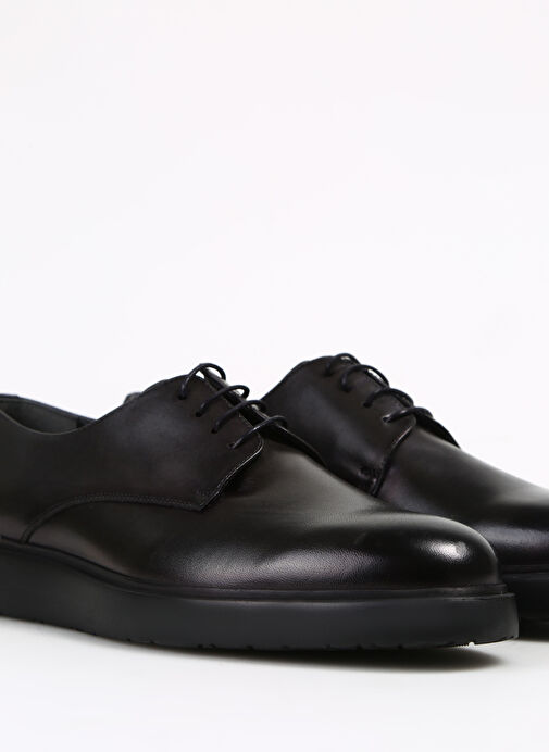 Divarese Siyah Erkek Deri Günlük Ayakkabı 341-01-4SS - Görsel 6