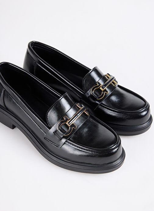 Fabrika Fabrika Siyah Kadın Rugan Loafer FALLON | Boyner Siyah - 6. görsel