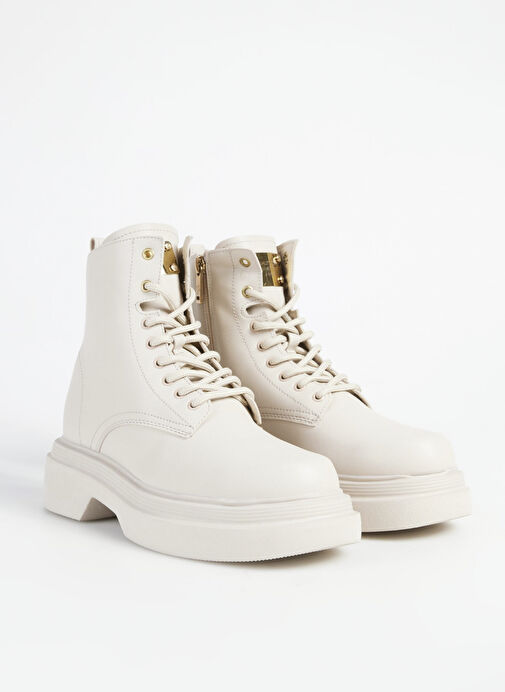 Fabrika Bej Kadın Bot COSTANZA - Görsel 3