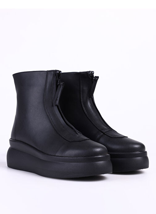 Fabrika Comfort Siyah Kadın Bot ADELLA - Görsel 6