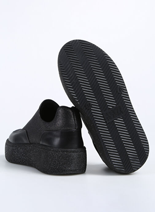 Fabrika Comfort Siyah Kadın Deri Düz Ayakkabı D-ALIYA - Görsel 5