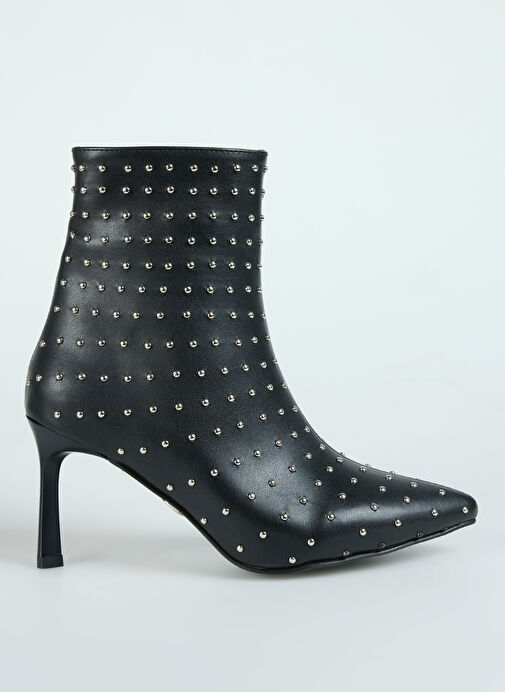 Fabrika Siyah Kadın Topuklu Bot DIONNE - Görsel 2