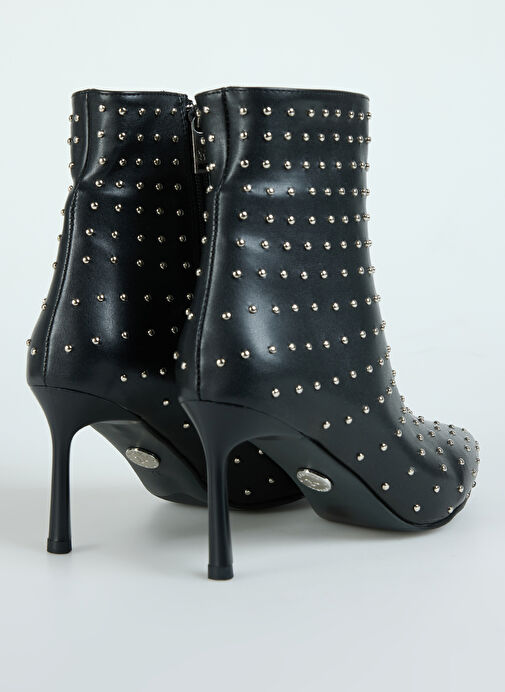 Fabrika Siyah Kadın Topuklu Bot DIONNE - Görsel 4