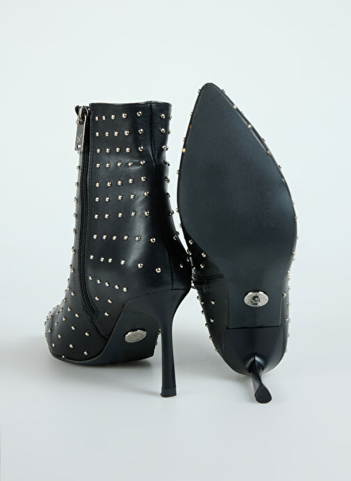 Fabrika Siyah Kadın Topuklu Bot DIONNE - Görsel 5