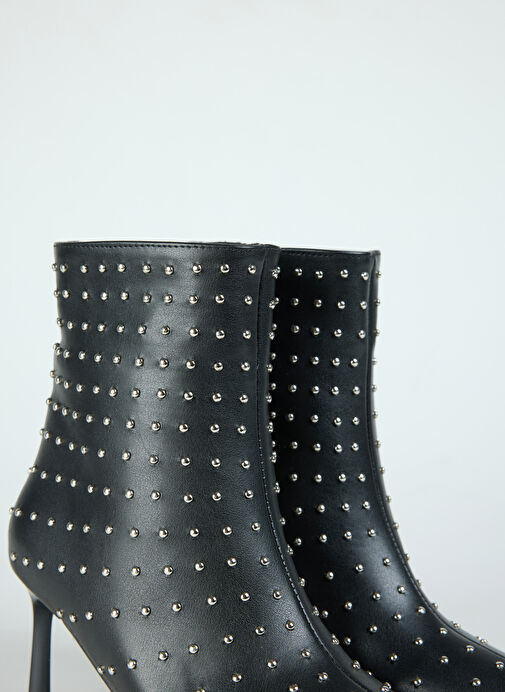 Fabrika Siyah Kadın Topuklu Bot DIONNE - Görsel 6