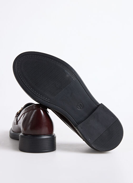 Fabrika Bordo Kadın Rugan Loafer FALLON - Görsel 5