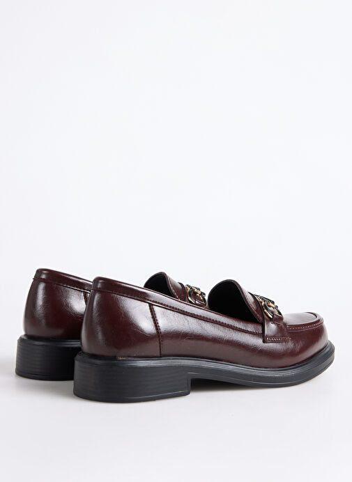 Fabrika Bordo Kadın Rugan Loafer FALLON - Görsel 4