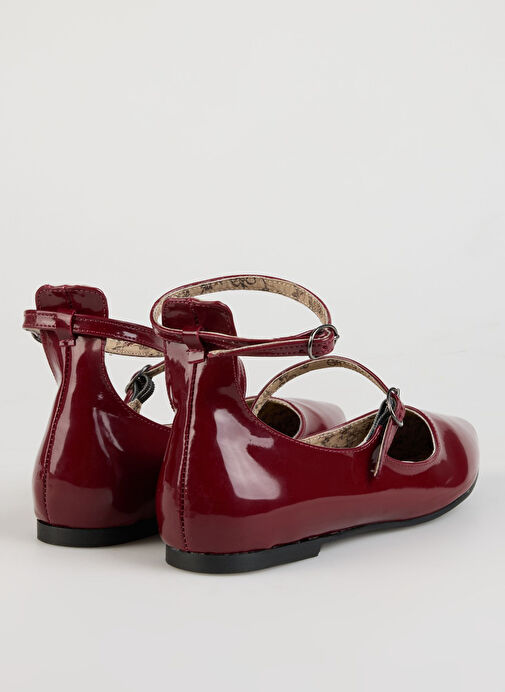 Fabrika Bordo Kadın Babet EMESE - Görsel 4