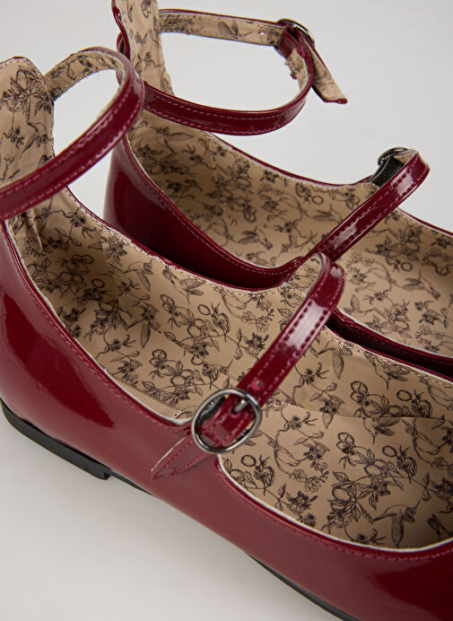 Fabrika Bordo Kadın Babet EMESE - Görsel 6