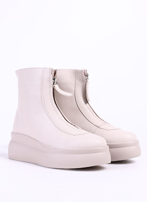 Fabrika Comfort Bej Kadın Bot ADELLA - Görsel 3