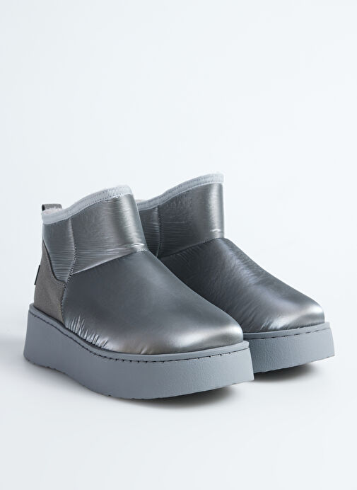Fabrika Gri Kadın Bot GEORGIA - Görsel 3