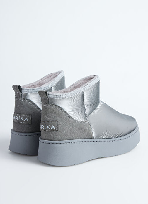 Fabrika Gri Kadın Bot GEORGIA - Görsel 4