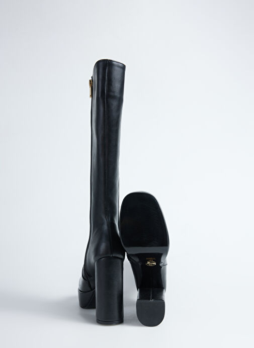 Fabrika Siyah Kadın Çizme ERJA - Görsel 5