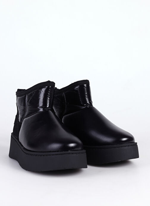 Fabrika Siyah Kadın Bot GEORGIA - Görsel 3