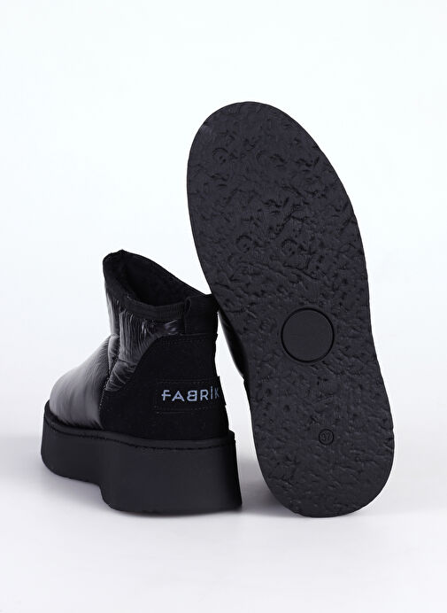 Fabrika Siyah Kadın Bot GEORGIA - Görsel 5