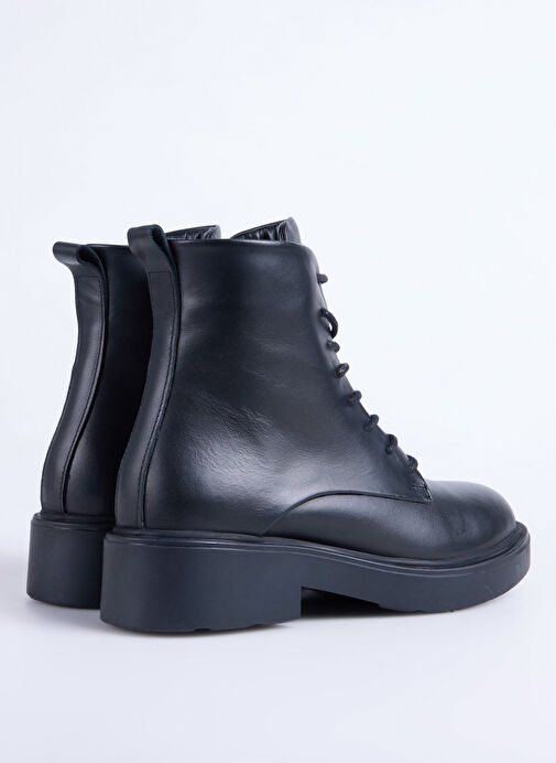 Fabrika Siyah Kadın Deri Bot D-DALY - Görsel 4